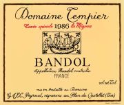 Bandol-Tempier-Migoua 1986